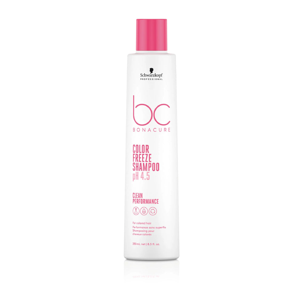 SCHWARZKOPF BONACURE CLEAN PERFORMANCE PH 4.5 COLOR FREEZE SHAMPO0 250ML