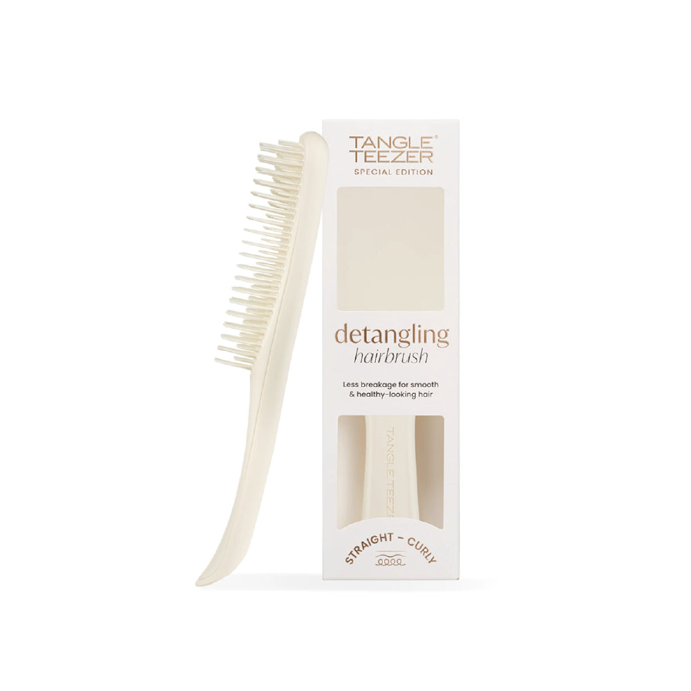 TANGLE TEEZER DETANGLING HAIRBRUSH MATTE PORCELAIN CREAM SPECIAL EDITION