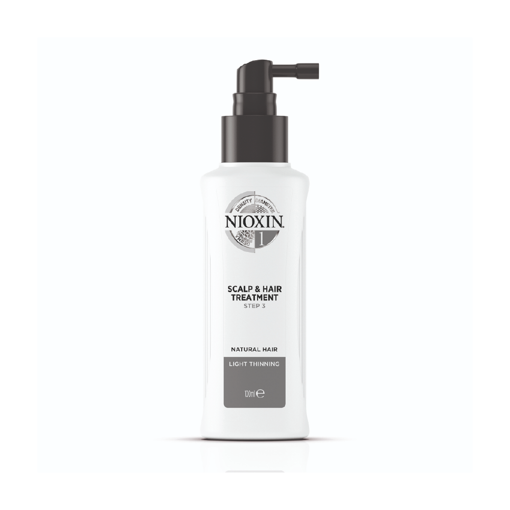 Nioxin 3D Care System 1 - Scalp & Hair Treatment For Natural Hair With Light Thinning 100ml