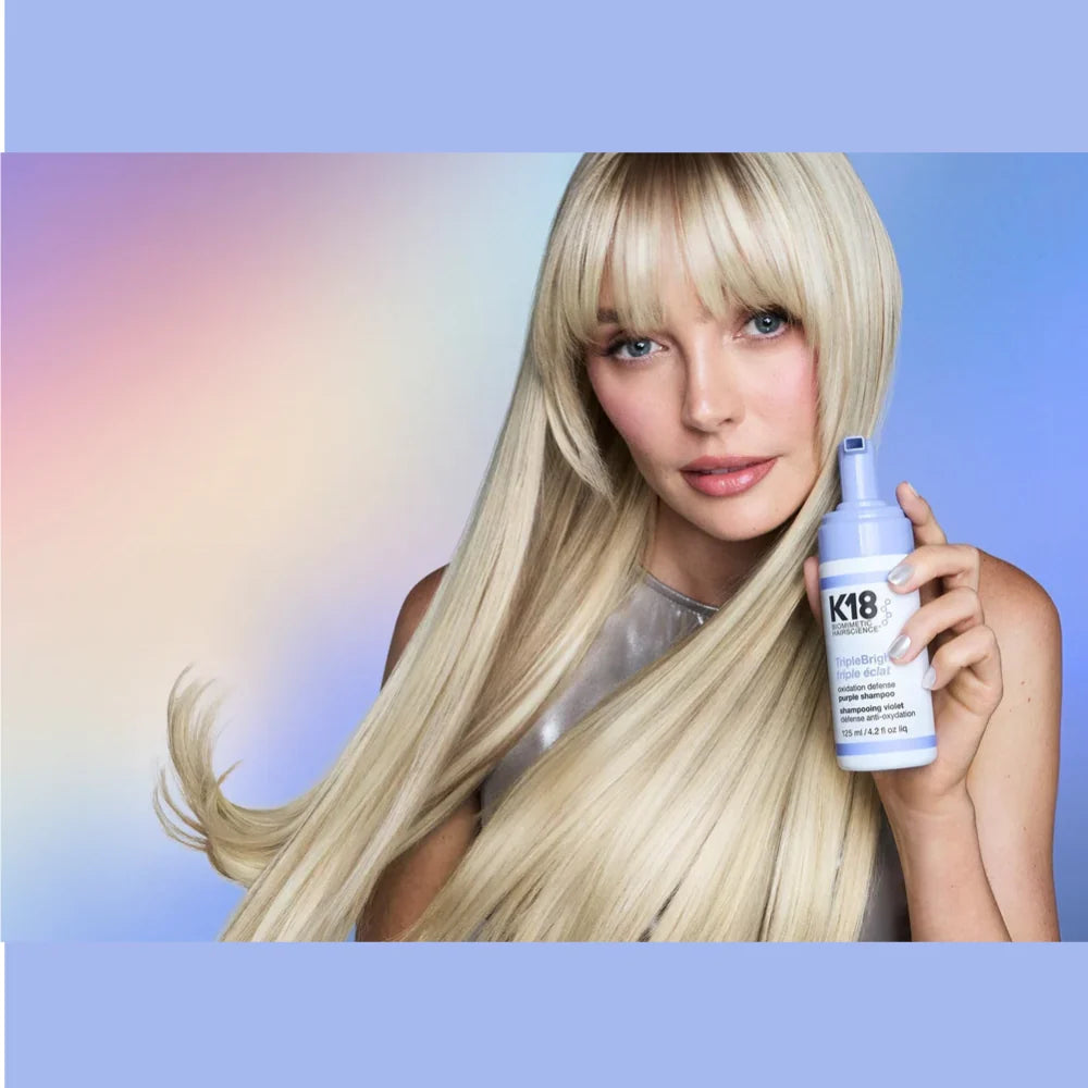 K18 TripleBright Your Purple Shampoo Upgrade