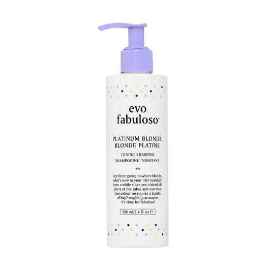 Evo Fabuloso Platinum Blonde Toning Shampoo 250ml