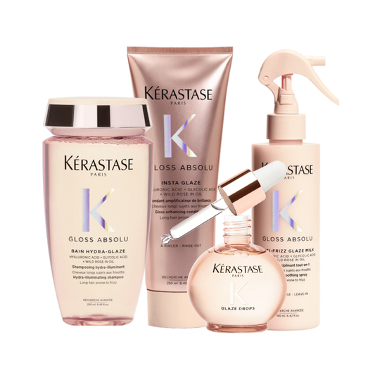 KÉRASTASE GLOSS ABSOLU FINE TO MEDIUM HAIR TYPES FULL GLOSS CARE KIT