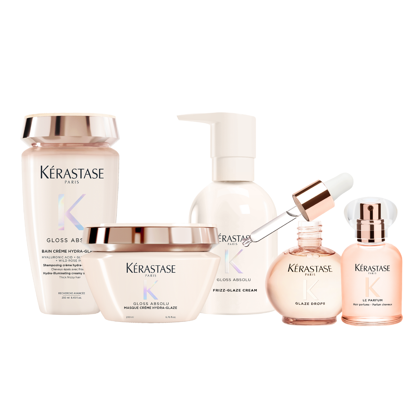 KÉRASTASE GLOSS ABSOLU THICK UNRULY HAIR TYPES FULL GLOSS AND FRAGRANCE CARE KIT