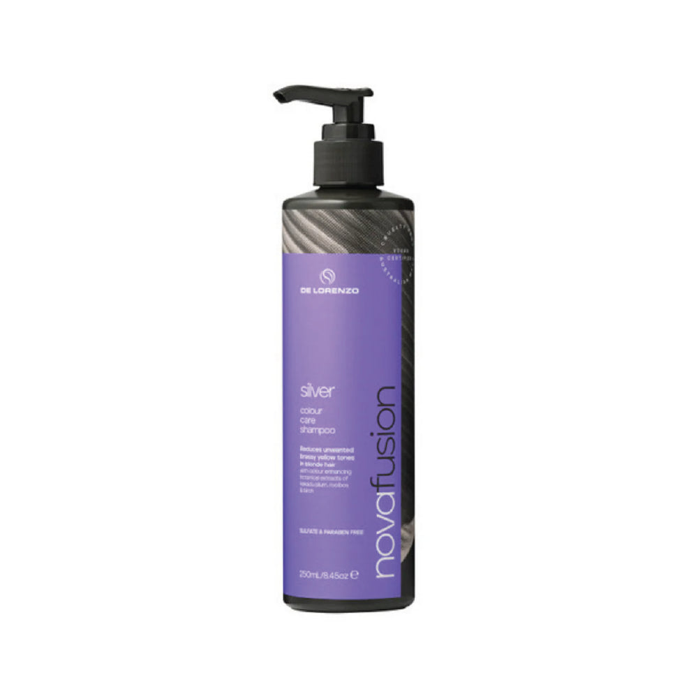 DE LORENZO NOVAFUSION COLOUR CARE SHAMPOO -  SILVER 250ML