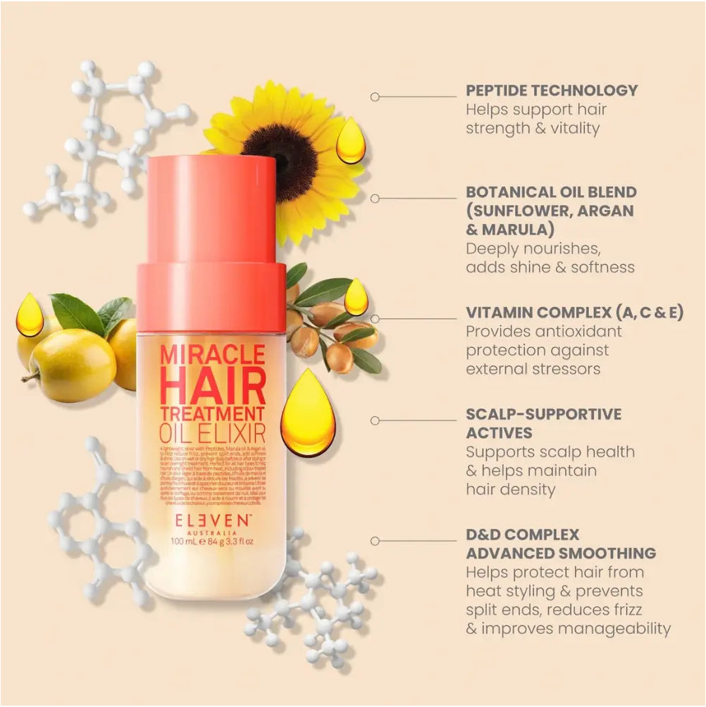 ELEVEN MIRACLE HAIR TREATMENT OIL ELIXIR 100ML
