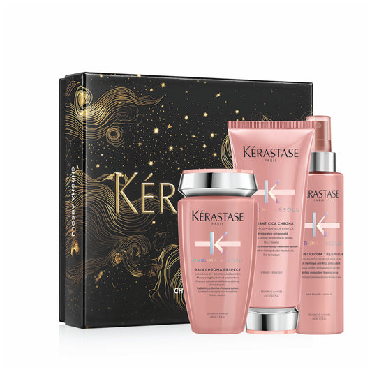 KÉRASTASE CHROMA ABSOLU COFFRET GIFT SET FOR COLOURED HAIR SET