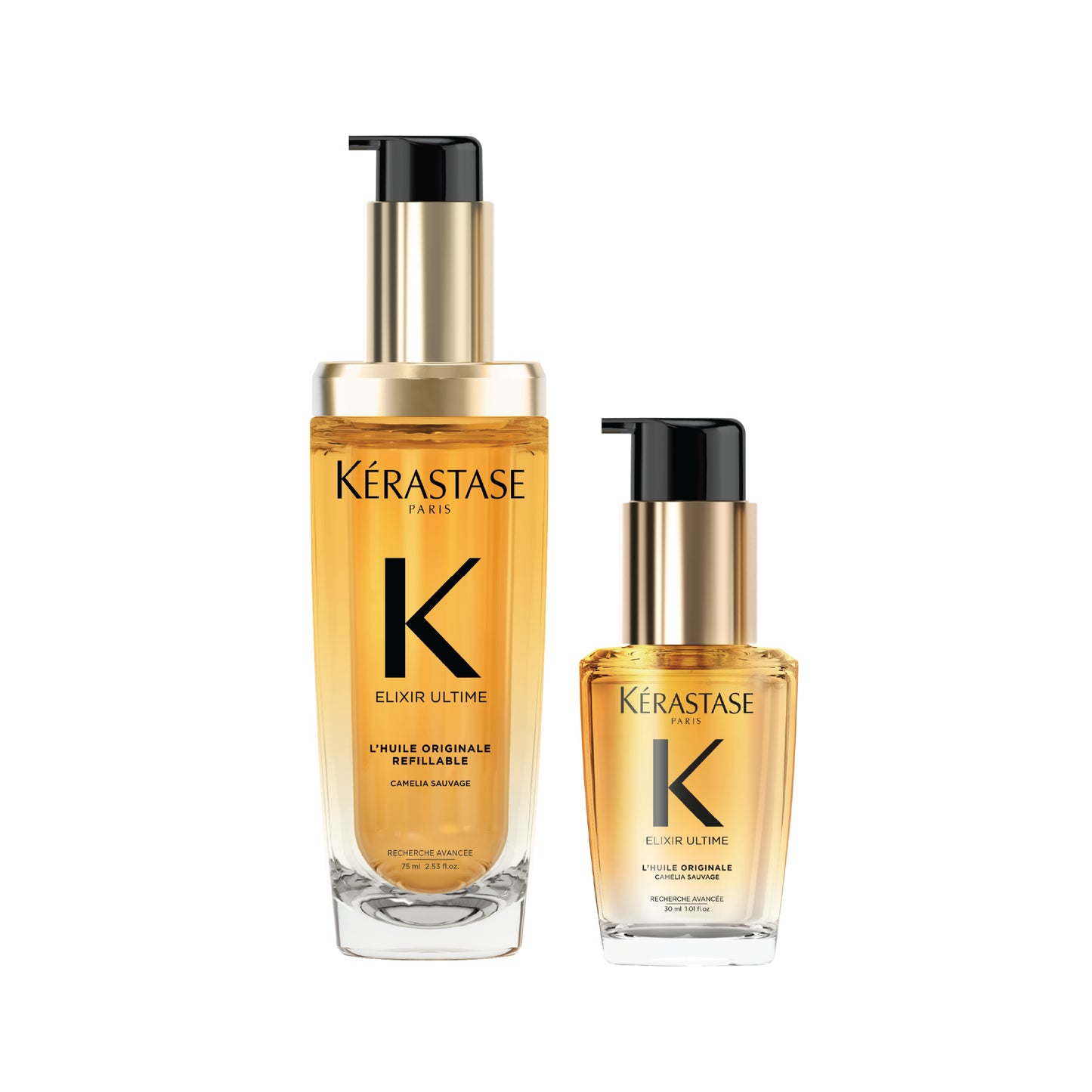 KÉRASTASE ELIXIR ULTIME L'HUILE ORIGINALE HOME AND AWAY SET