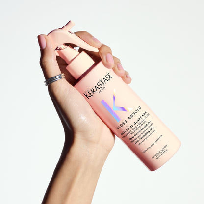 KÉRASTASE GLOSS ABSOLU ANTI-FRIZZ GLAZE MILK SMOOTHING HEAT PROTECTOR 190ML