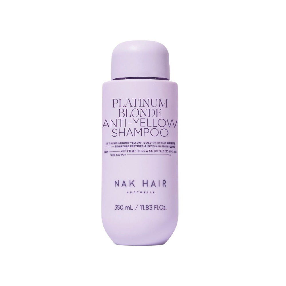 NAK SIGNATURE PLATINUM BLONDE ANTI-YELLOW SHAMPOO 350ML