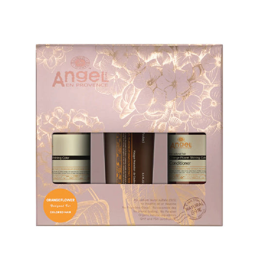 SEASONAL ANGEL EN PROVENCE ORANGE FLOWER SHINING COLOUR PROTECTION TRIO GIFT SET