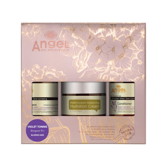 SEASONAL ANGEL EN PROVENCE VIOLET TONING FOR BLONDE HAIR TRIO GIFT SET