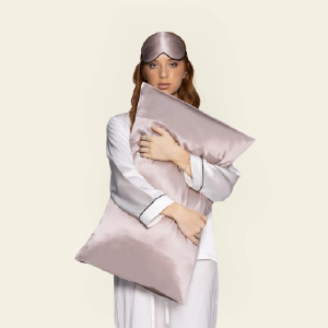 SILKI THE LABEL LUXURY PILLOW CASE OYSTER