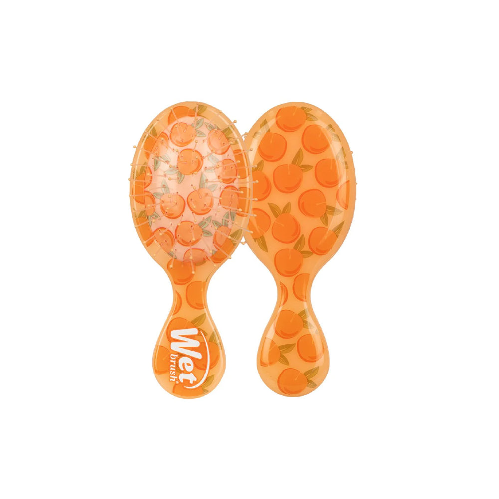 THE WET BRUSH MINI DETANGLER TUTTI FRUITTI PEACH LIMITED EDITION