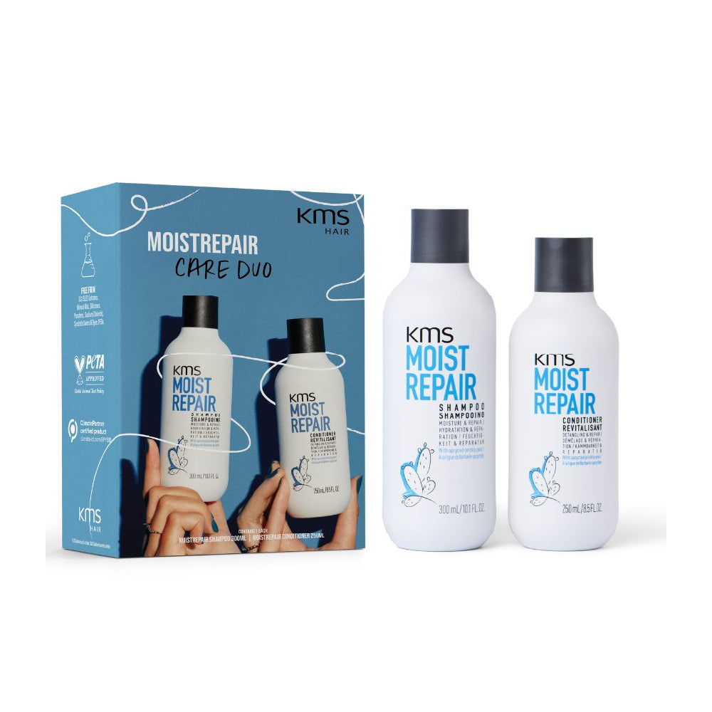 KMS MOIST REPAIR GIFT SET FOR DRY DAMAGED HAIR