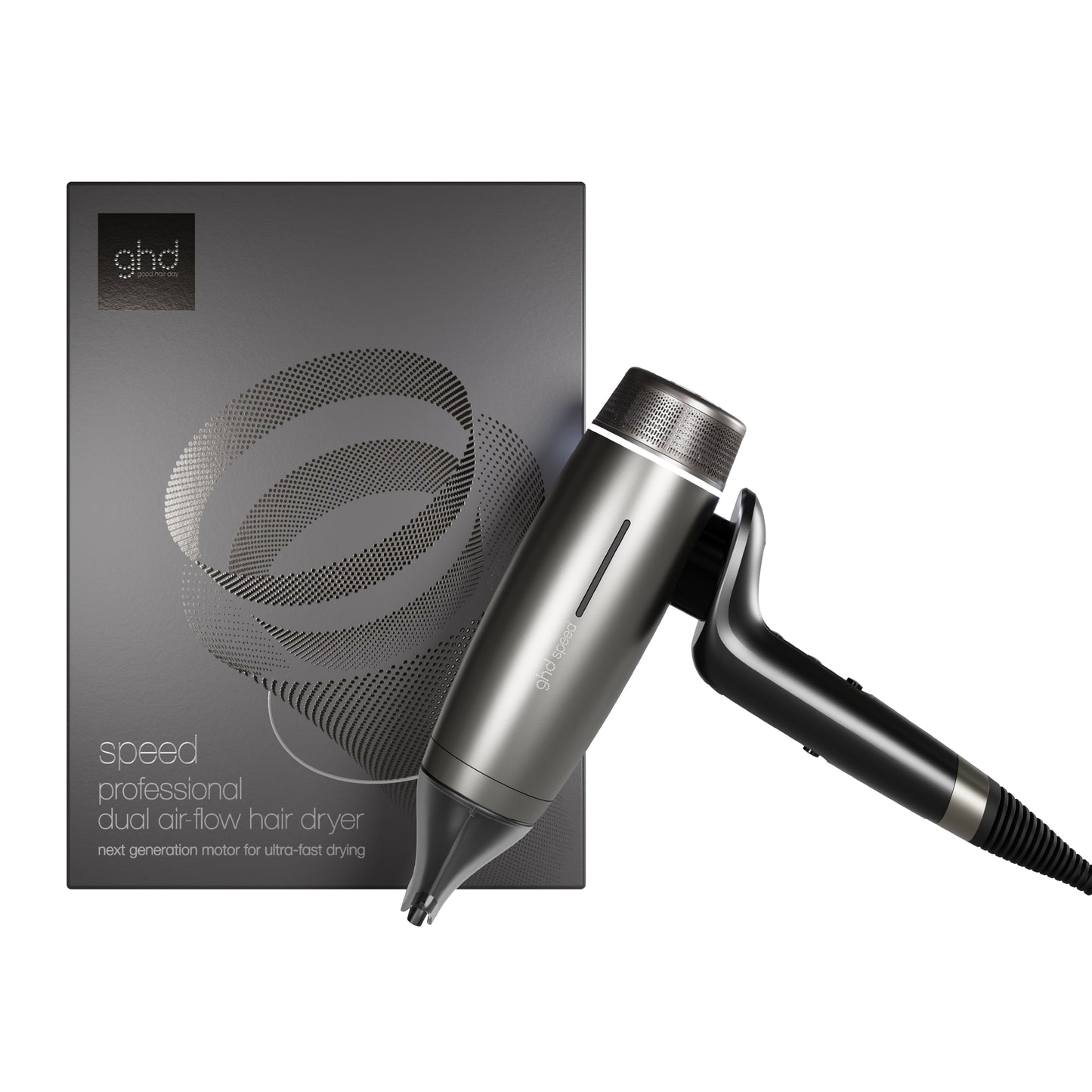 GHD SALE SPEED IONIC HAIR DRYER METALLC BLACK PROFESSIONAL HAIR DRYER