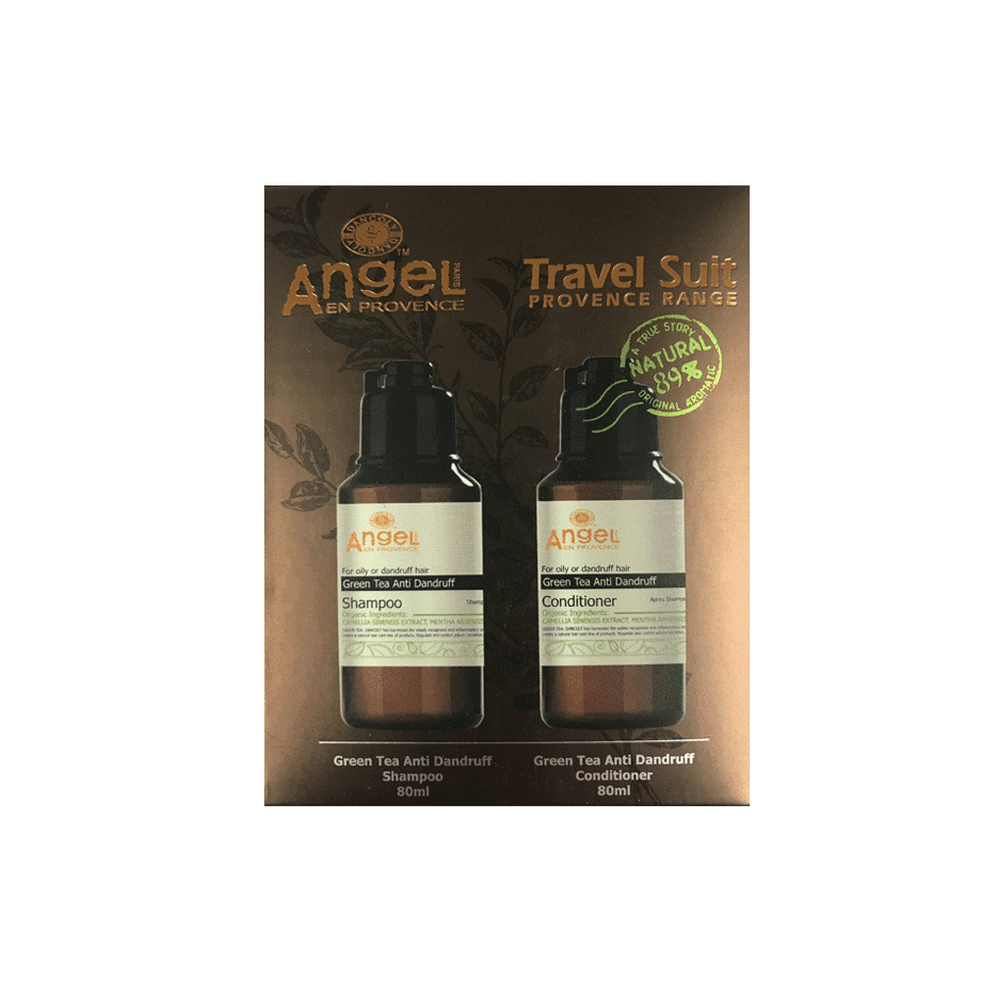 Angel En Provence Green Tea Travel Duo For Dandruff Control