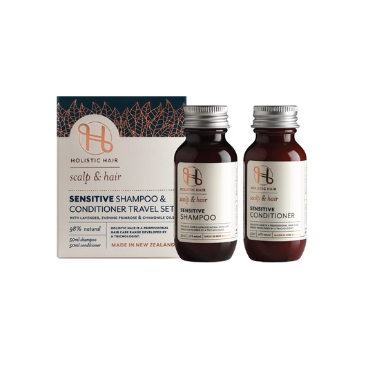 Holistic Hair Sensitive Shampoo and Conditioner Travel Set