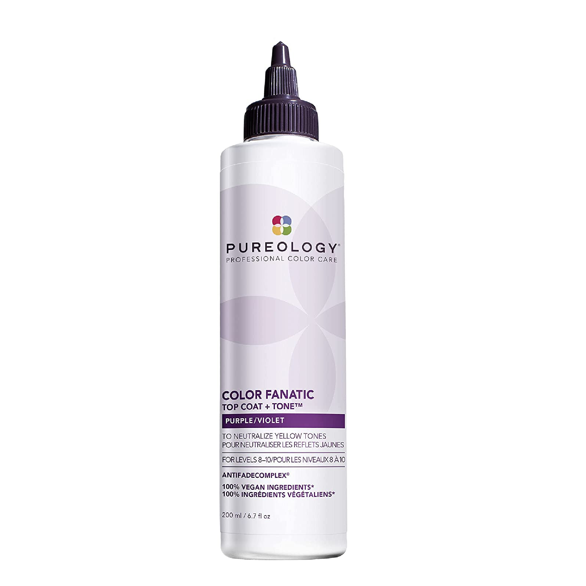 Pureology Colour Fanatic Top Coat and Tone Purple 250ml