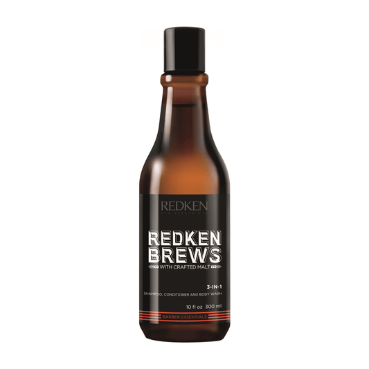 Redken Brews 3-In-1 Shampoo, Conditioner & Body Wash 300ml