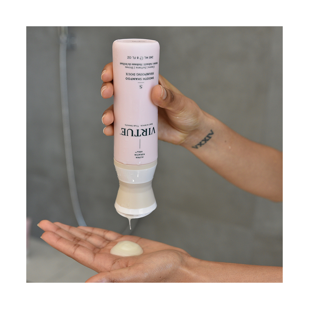 Virtue Smooth Shampoo For All Hair Types 240ml